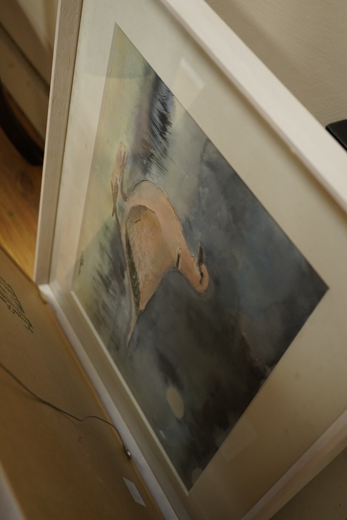 Caroline Conran (b.1939), a collection of oils and watercolours, to include figural studies, landscape and birds. Condition - fair/good